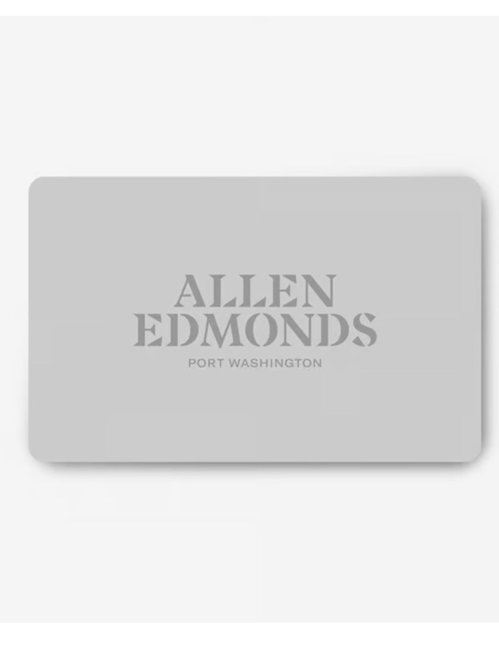Allen Edmonds Gray Branded Gift Card